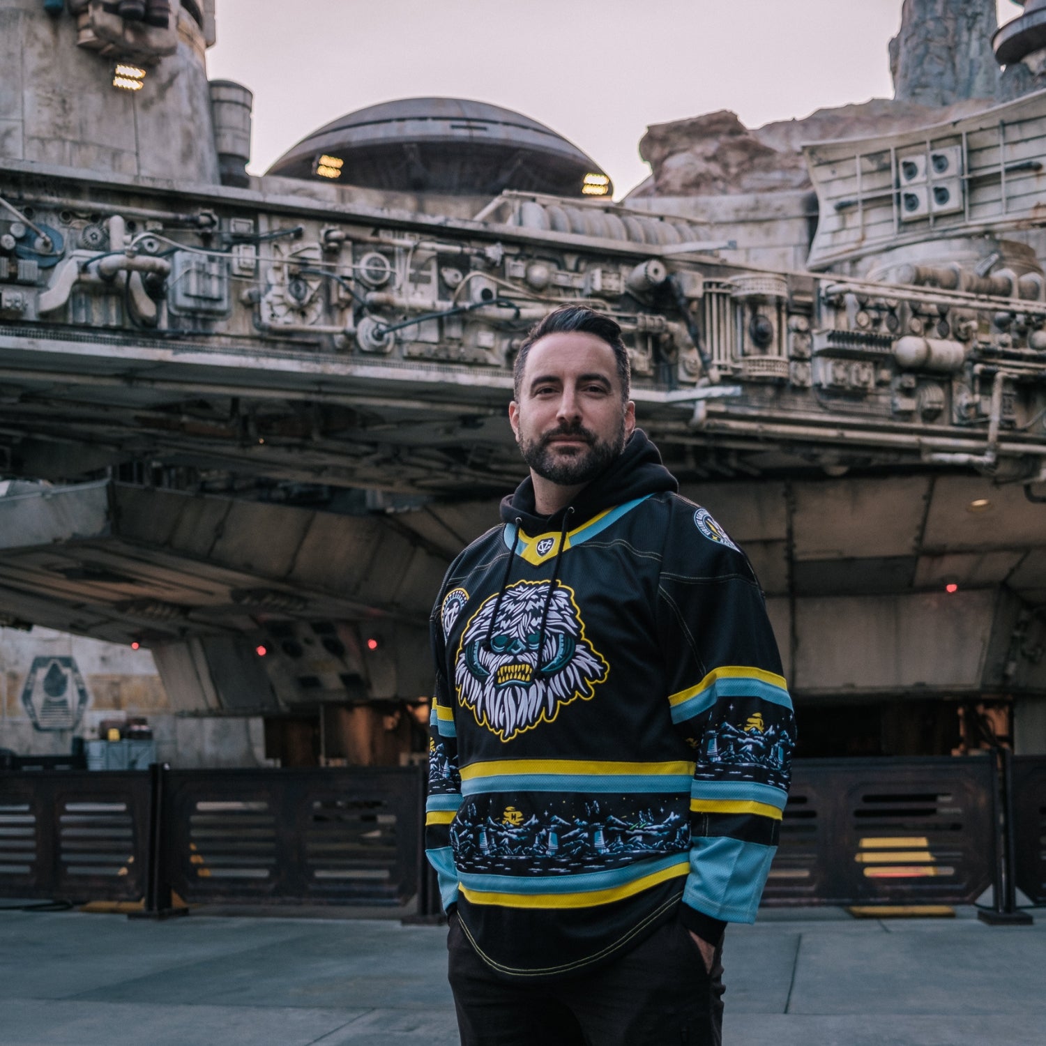 violent gentlemen hockey clothing company hockey club new star wars may the 4th releases - new Hoth hockey jersey, Hoth Star Wars Wampa t-shirt, tee, hoodie, and hockey socks. Learn more by checking out Orquest aedelweiss Hockey Apparel